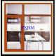 Double Layer Aluminium Windows And Doors For Commercial Buildings Hollow Glass