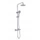 Modern Chrome Brass Thermostatic Shower Tap with Temperature Control S1001