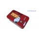 Snoopy Design Custom Tin Box , Shiny Lamination Rectangular Tin Containers