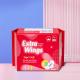 Feminine Hygiene Products Women Extra Long Organic Cotton Menstrual Pads 350mm Overnight sanitary napkins