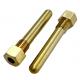 Brass Bronze Alloy CNC Turning Services Custom CNC Threading Cutting Drilling Parts