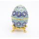 Faberge Egg Crystals Jewelry Trinket Box Gift Enamel Easter Faberge Egg Jewellery Box Ring Earrings Russian Case