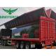 Red Wingspan Semi Trailer 40000 Kg Semi Transport Trailer