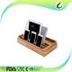 Multiple use wooden phone holder for mobile phone bamboo holder stand