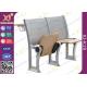 University / College Classroom Furniture Plywood Seating Steel Iron Leg