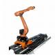 Robot Arm 6 Axis KUKA KR 70 R2100 PA Industrial Robot With Linear Rail Unit for CNC Laser Cutting Palletizing Handling W