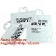 Manufacturer Custom Logo Printing soft loop handle plastic bag,promotional 100% biodegradable custom printed soft loop h