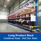 Cantilever Racking Roll Out Telescopic Cantilever Rack  For Long Steel Pipe Storage