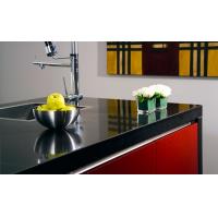 Artificial Stone Slab Countertop Black Galaxy Quartz Stone Kitchen Countertop SGS Approved