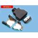 Male Type Scsi Cable Connector Shrapnel Button Type ABS UL94V-0 Shell