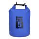 Lightweight Durable PVC Waterproof Bag , 10L Dry Bag Backpack Blue Color