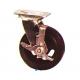 Steel Core Dumpster Casters 4 Rubber Heavy Duty Castors With Brakes