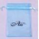 ISO9002 AQL Promotional Drawstring Bags With Logo Organza pouch bag 5mm Cords