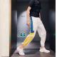Outdoor Polyester Mens Leisure Pants Sport Trousers Elasticated Waist Breathable