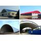 Warehouse / Steel Structure K Span Roll Forming Machine , Arch Building Machine