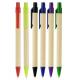 eco paper barrel promotional gift pen ,green ball pen with logo printing