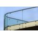 Balcony Frameless Glass Balustrade , Seamless Glass Balustrade