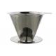 Laser LOGO 304 Stainless Steel Coffee Dripper / Metal Coffee Dripper