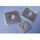Hot Dip Galvanized Square Plate Washers DIN126 Steel Flat Pad With Round Hole