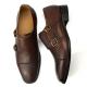 Cow Leather Dress Shoes Summer Men Oxford Shoes with Double Buckle