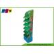 Corrugated Floor Standing Cardboard Point Of Sale Display Unit Fsdu With Tilting Tray