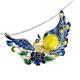 Gold Plated Fashion Enamel Phoenix Pendant Necklace with Silver Chain 18 inches(P6050602)