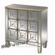 MR Furniture Mirrored Door Cabinet Corner Chest Bed Side Table