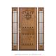 Modern European Style Pine Solid Wood Internal Doors SGS Approved