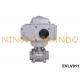 Stainless Steel 3 Pcs Electric Actuator Female Thread Ball Valve