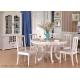 Royal European Contemporary Furniture White Dining Table And Chairs