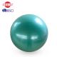 Smooth Surface Green Exercise Ball , Large Thick Inflatable Exercise Ball With Pump