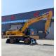 SHANZHONG 21ton Wheel Excavator SZL215 Hydraulic Digger