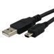 Mini USB Data Transfer Cable 1m 3ft USB 2.0 480Mbps For Camera MP3 Charging