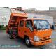 98hp 5 ton ELF ISUZU Dump Truck Light Duty Garbage For Construction