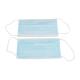 Hygienic Fashion Blue Color Disposable Face Mask , Disposable Mouth Mask