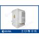 Weatherproof IP55 16U Outdoor Telecom Cabinet With Air-Conditioner Design And Anti-Theft Lock