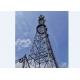 Three Legged Microwave Communication Tower Cellular Network Tower