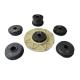 Plastic 296MM Excavator Coupling 48Teeth Connection Plate