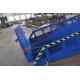 0.6m Mechanical Hydraulic Mobile Dock Ramp with Outriggers , 6000Kg