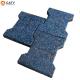 Outdoor Interlocking Rubber Deck Paver Thick 20-50mm Soundproof