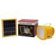 Yellow 8Hrs Solar Power LED Lantern 3W 6V Hand Solar Powered Camping Lights