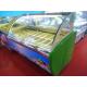 18 Trays R404a Green Commercial Ice Cream Display Freezer For Shop