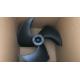 Plastic Axial Flow Fan Blade - 496*143-12 Bore