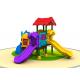 Shining Colors Kids Plastic Playground Equipment Toddler Garden Toys 4CBM Volume