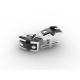 Tagor Jewelry Top Quality Trendy Classic Men's Gift 316L Stainless Steel Cuff Links ADC72