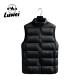 Outdoor Zipper Cold Weather Vest Windproof Puffer Utility Plus Size Sleeveless
