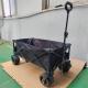 Four Wheels Outdoor Folding Trolley Cart Collapsible Utility Push Pull Wagon Cart