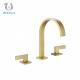 Black Gold Waterfall Basin Mixer Tap Gravity Casting Hot Cold Water Wash Basin