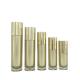100ml 120ml Cosmetic Pump Bottle Empty Plastic Lotion Gold  Acrylic Hot Stamping