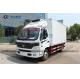 2 3 4T Foton Refrigerated Box Truck For Ice Cream Transport